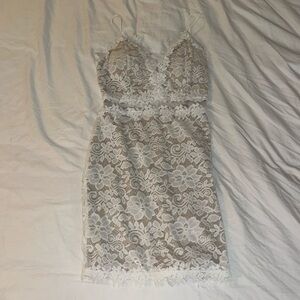 Bridal mini dress